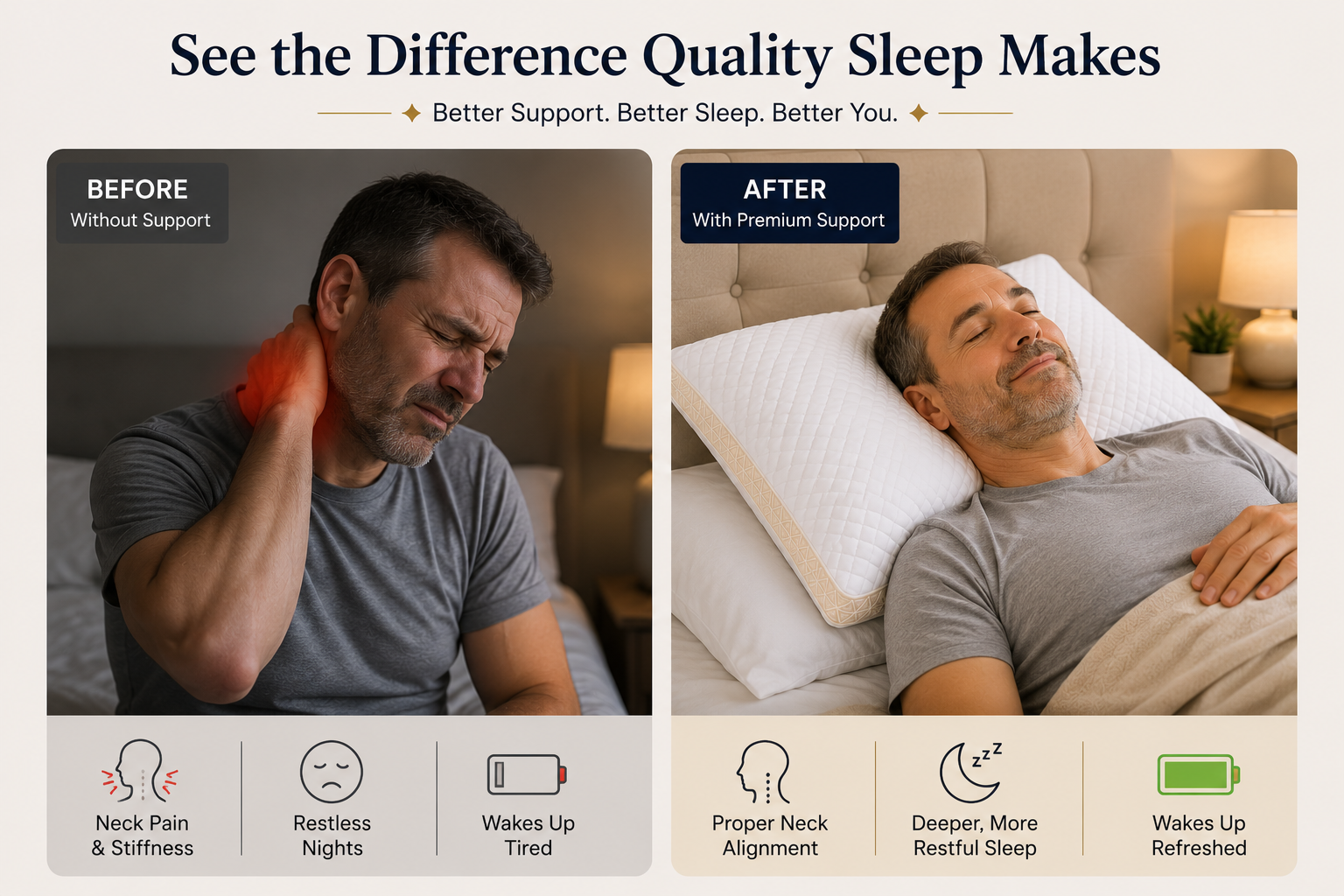 Somnera Luxury Cooling Pillow Set